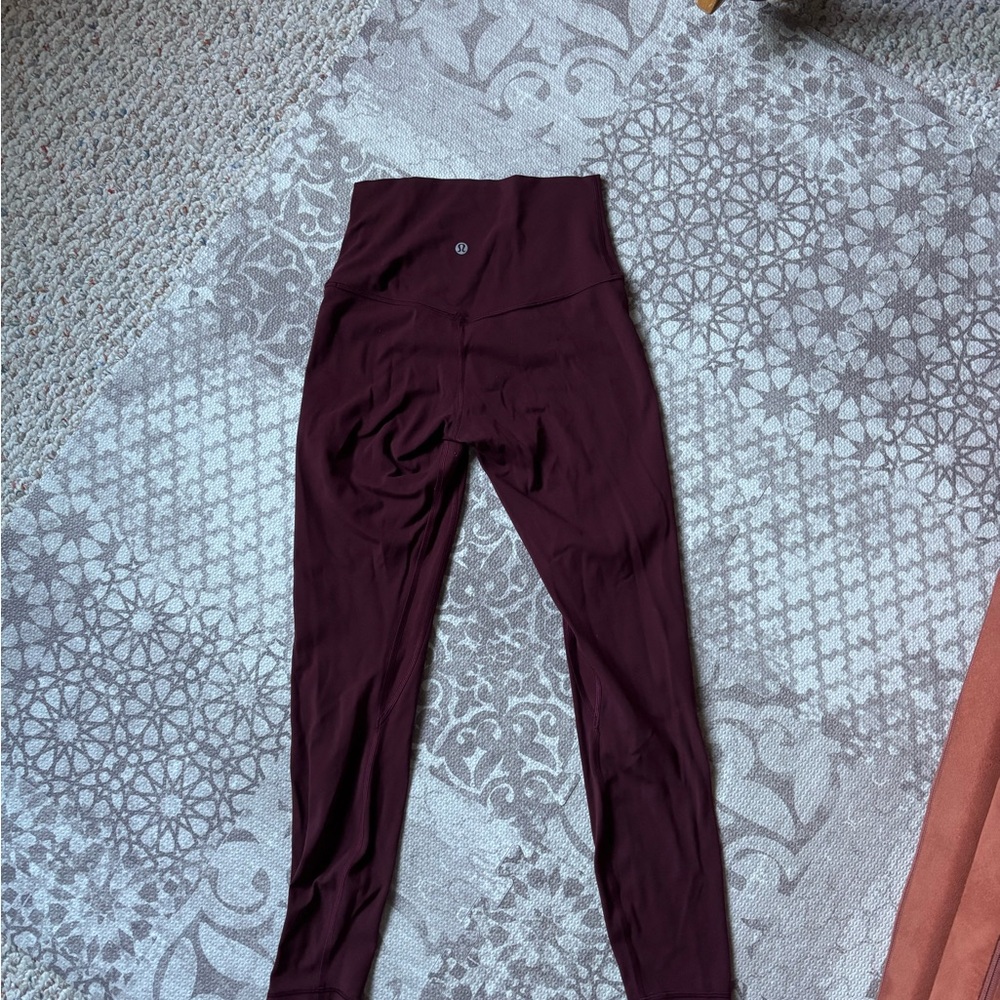 High-Waisted Purple Leggings